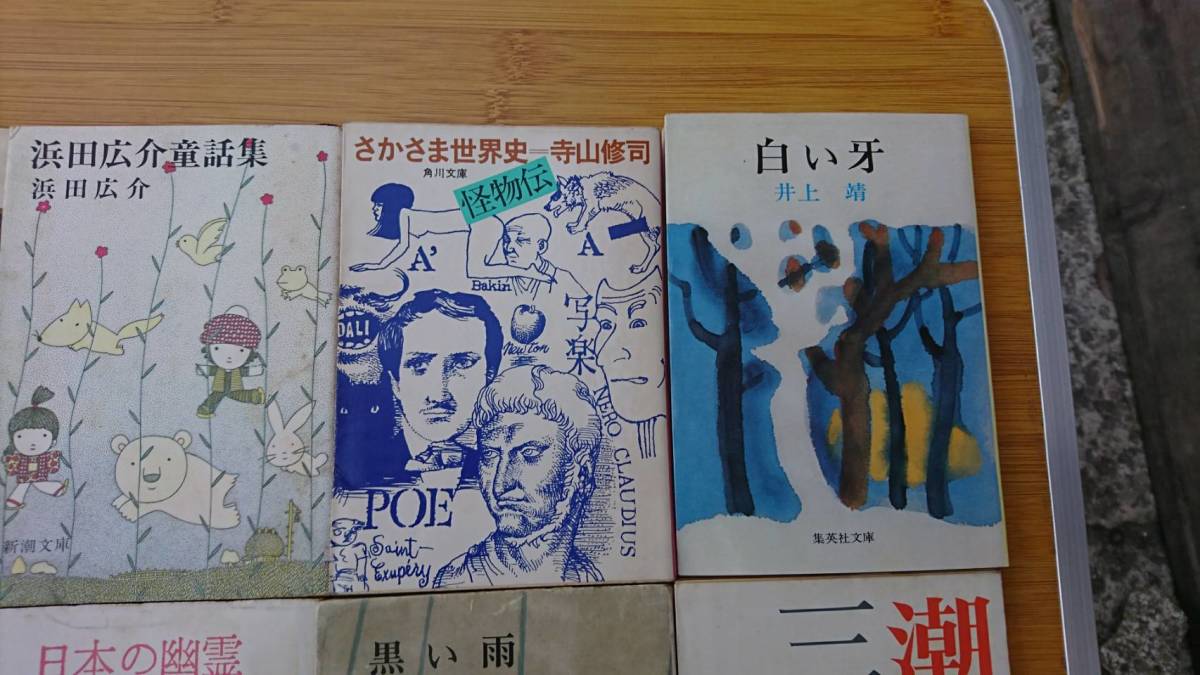 ★中古文庫本 古書 三島由紀夫/井上靖/寺山修司 他いろいろまとめて計10冊で！！★送料無料★_画像3