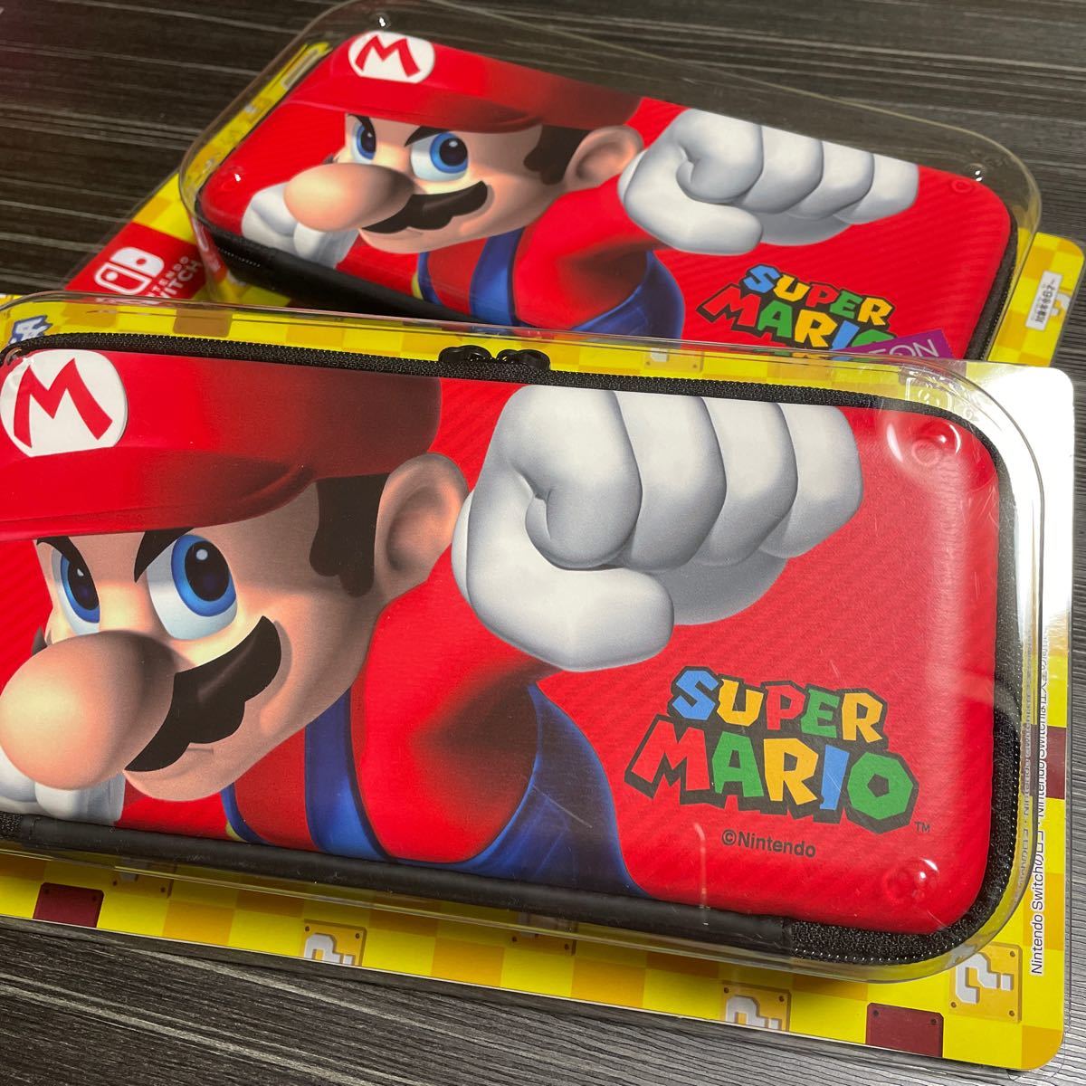 Nintendo Switchマリオハードケース2個セット