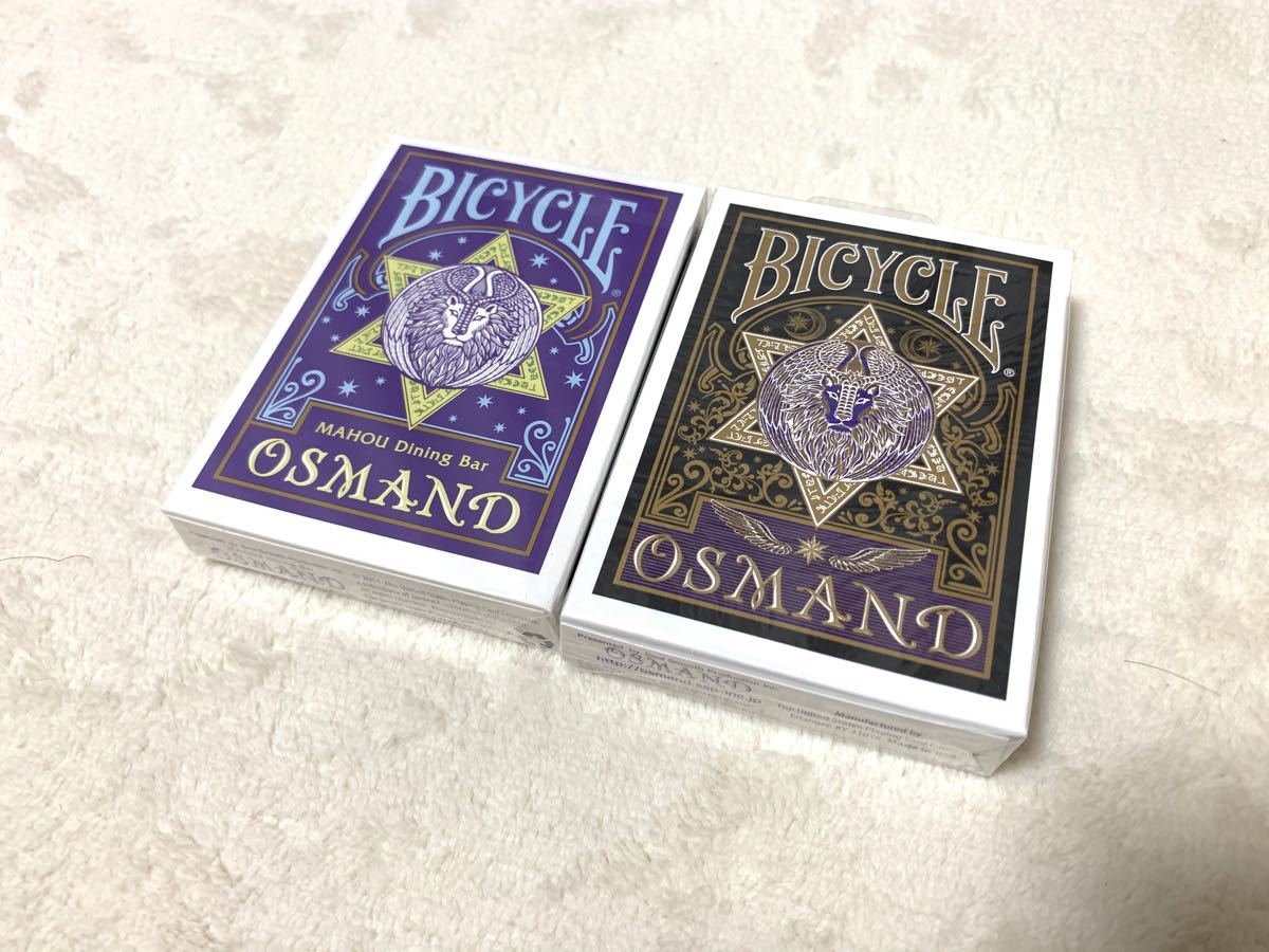 新品未開封 オズマンド デック Osmand blue gold 青 金 2個セット BICYCLE バイシクル