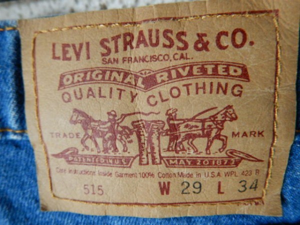 ｎ7651　レア　Levis　リーバイス　515　アメリカ製　USA　vintage　ビンテージ　ｗ29　デニム　ジーンズ　パンツ　人気　ハイウエスト_画像7