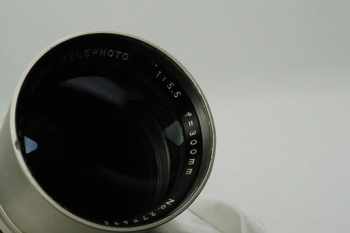 希少 存在感抜群 白 レンズ ALPEX 300mm F5.5 三脚座付 ニコンマウント_画像6