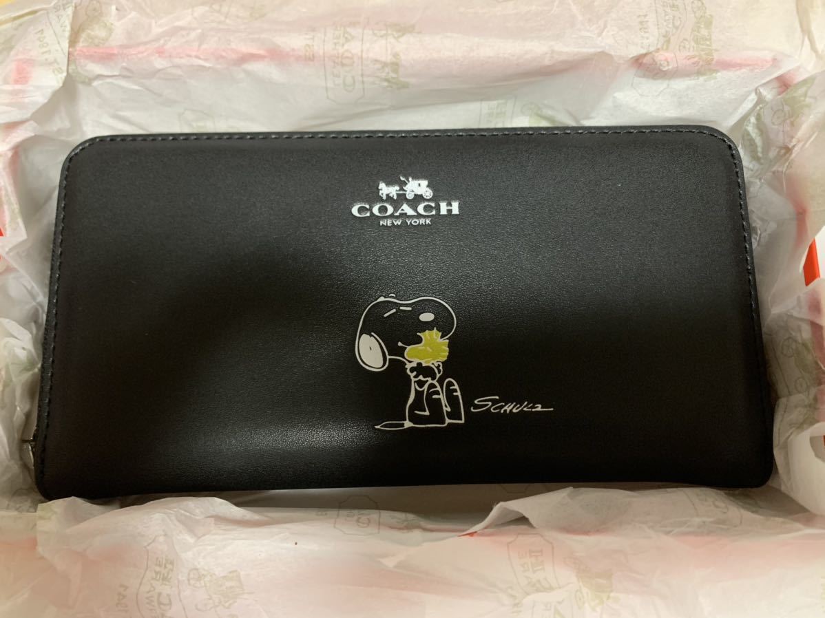 Paypayフリマ Coach コーチ スヌーピー レザー長財布 長財布レディース スヌーピー Coach コーチ ブラック コラボ Paypayフリマ Coach コーチ スヌーピー レザー長財布 長財布レディース スヌーピー Coach コーチ ブラック コラボ
