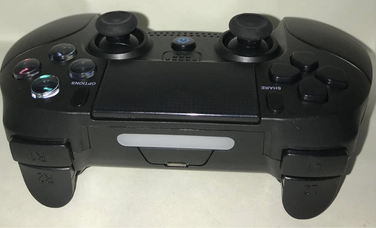 PS4＆PS3＆PC 兼用　ワイヤレスコントローラー 無線コントローラー 重力感応 6軸機能 Bluetooth接続 HD振動