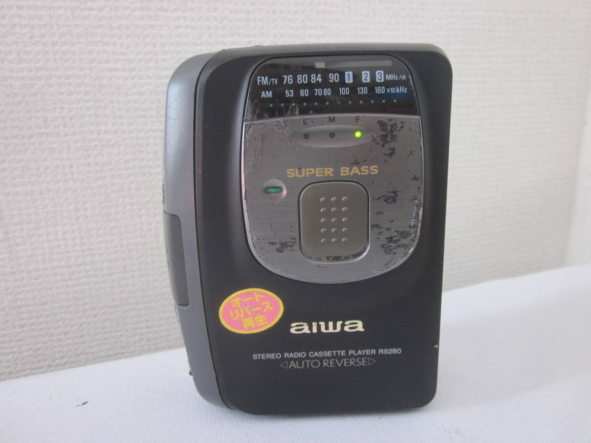 AIWA　アイワ　ラジオカセットプレーヤー　HS-RS280 ★完動品_画像1