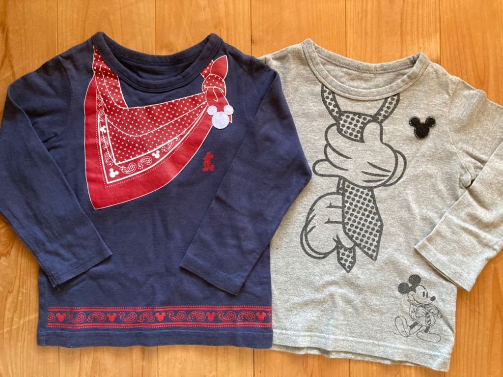 ミッキー ディズニー 長袖tシャツ 2枚セット 名札ワッペン付き だまし絵 バンダナ柄 ネクタイ柄 100 美品 Buyee Buyee Jasa Perwakilan Pembelian Barang Online Di Jepang ミッキー ディズニー 長袖tシャツ 2枚セット 名札ワッペン付き だまし絵 バンダナ柄 ネクタイ柄 100 美品 Buyee Buyee Jasa Perwakilan Pembelian Barang Online Di Jepang