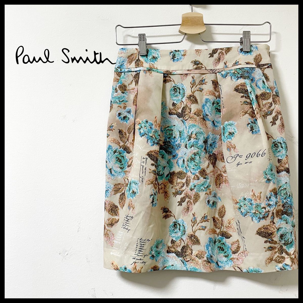完売 新品タグ付き Paul smith ポールスミス 切り替えスカート
