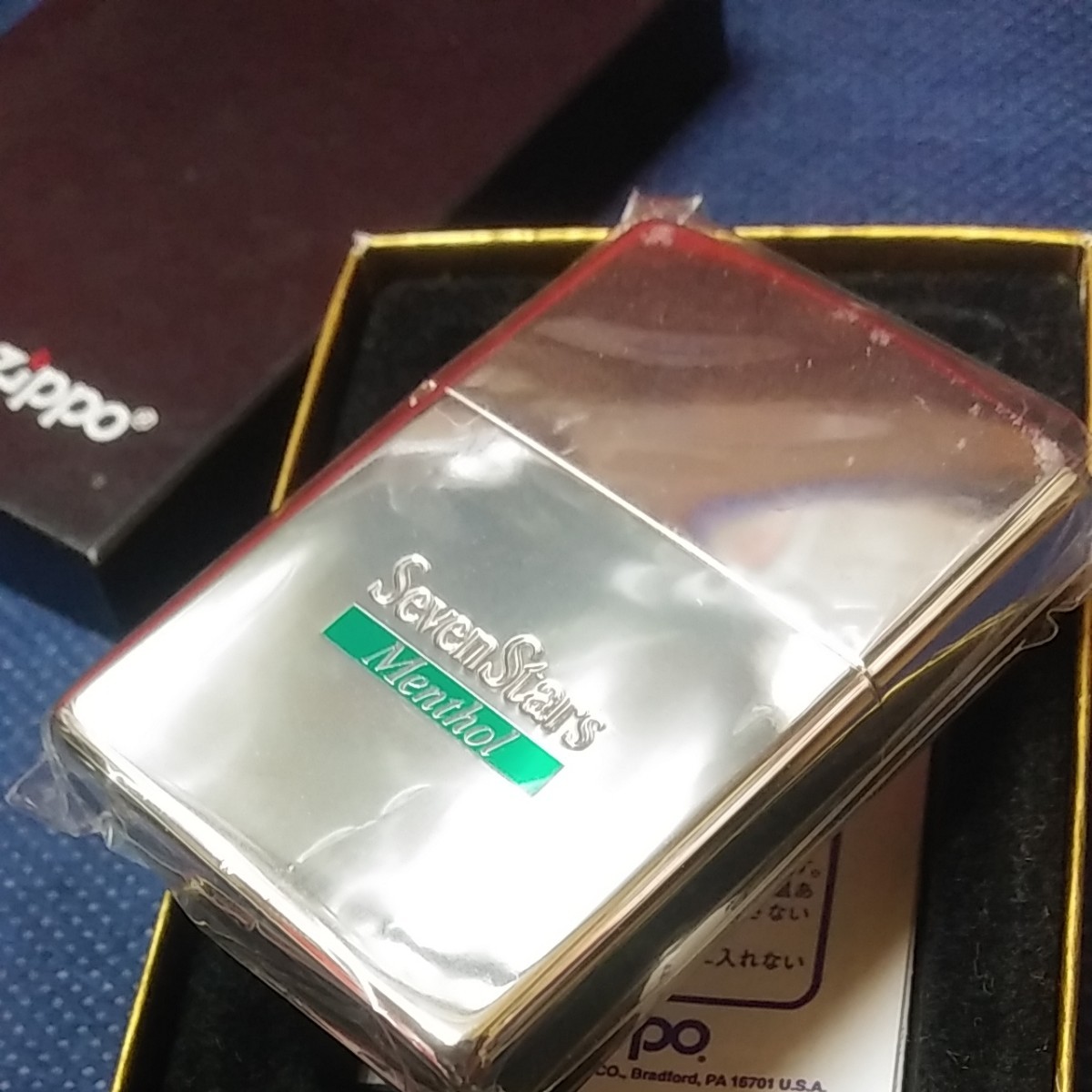 zippo★セブンスター★SevenStars Menthol◆2000年◆XVI◆未使用