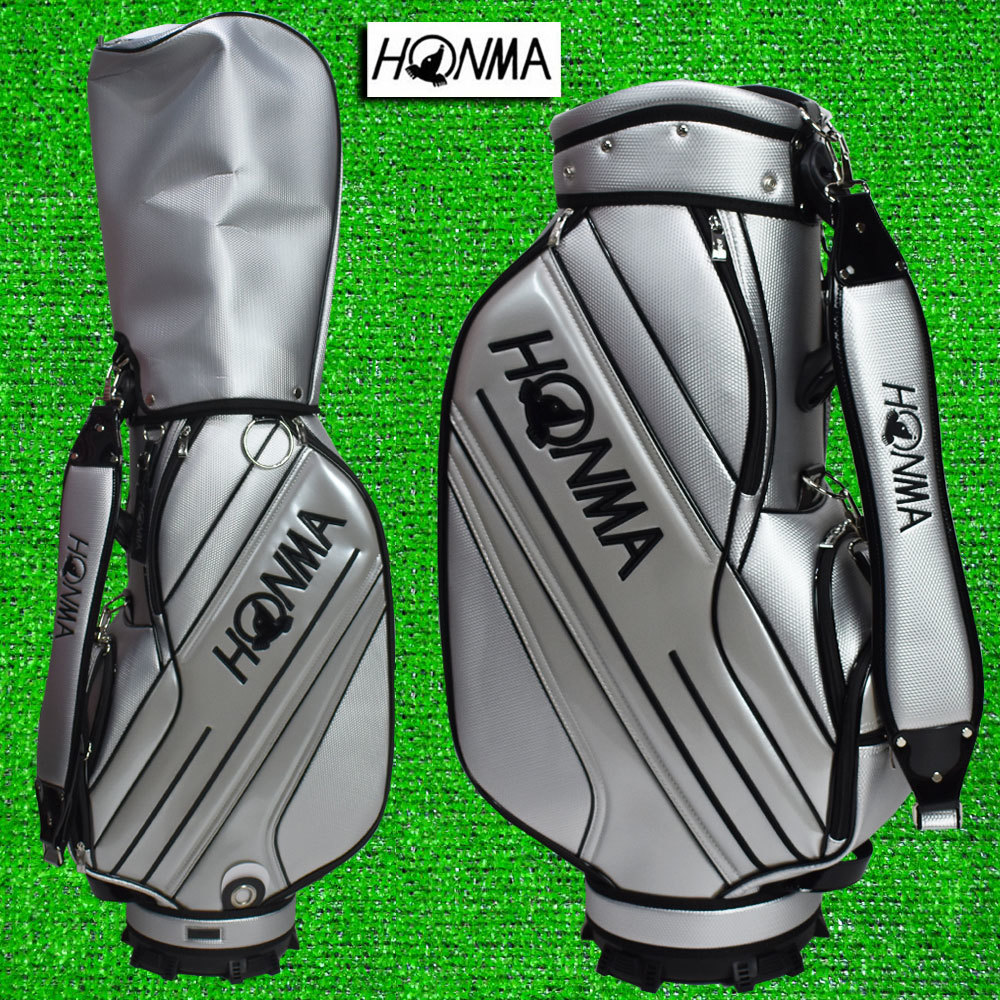 ＨＯＮＭＡ ホンマ ゴルフ キャディーバック９型【シルバー】新品！ _画像1