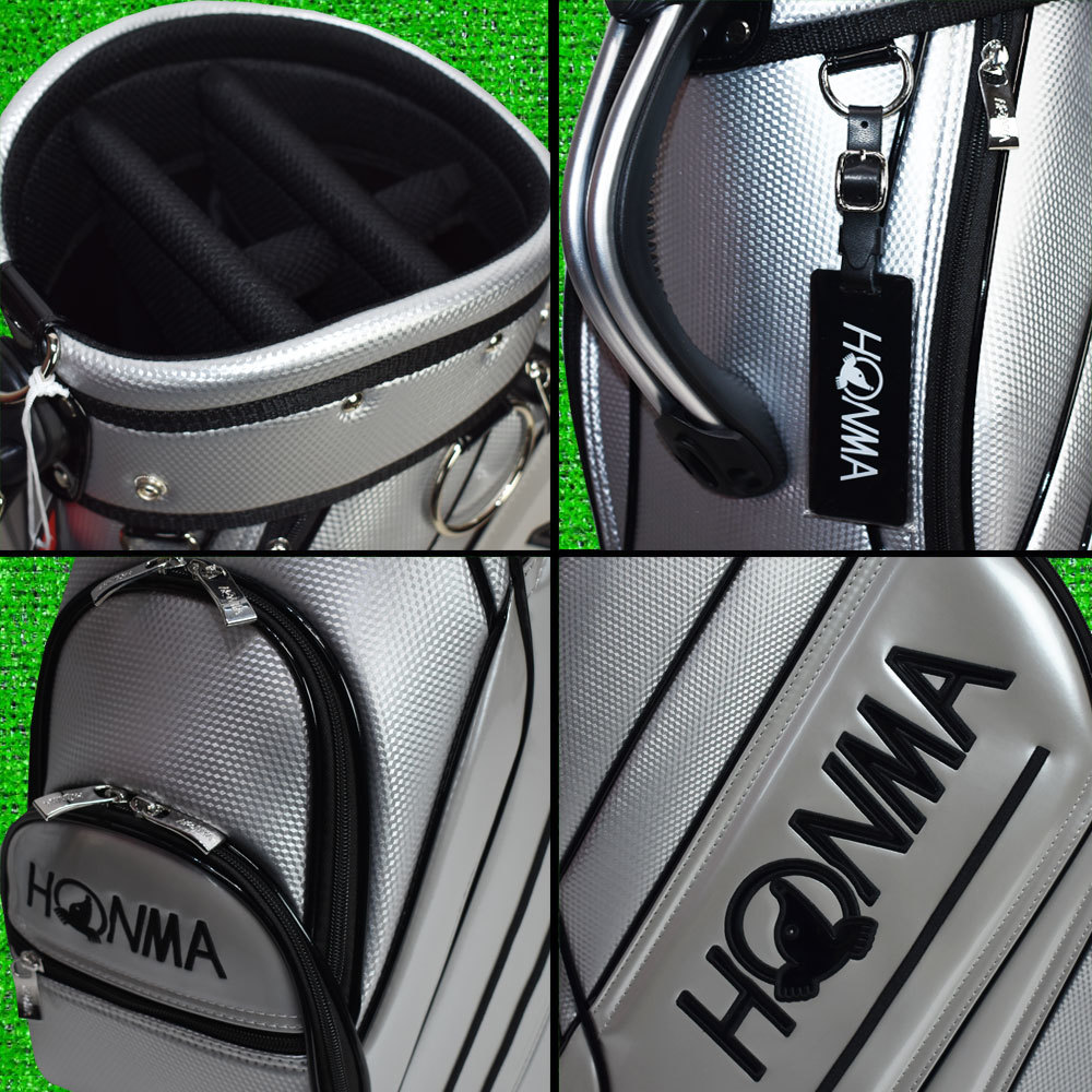 ＨＯＮＭＡ ホンマ ゴルフ キャディーバック９型【シルバー】新品！ _画像4