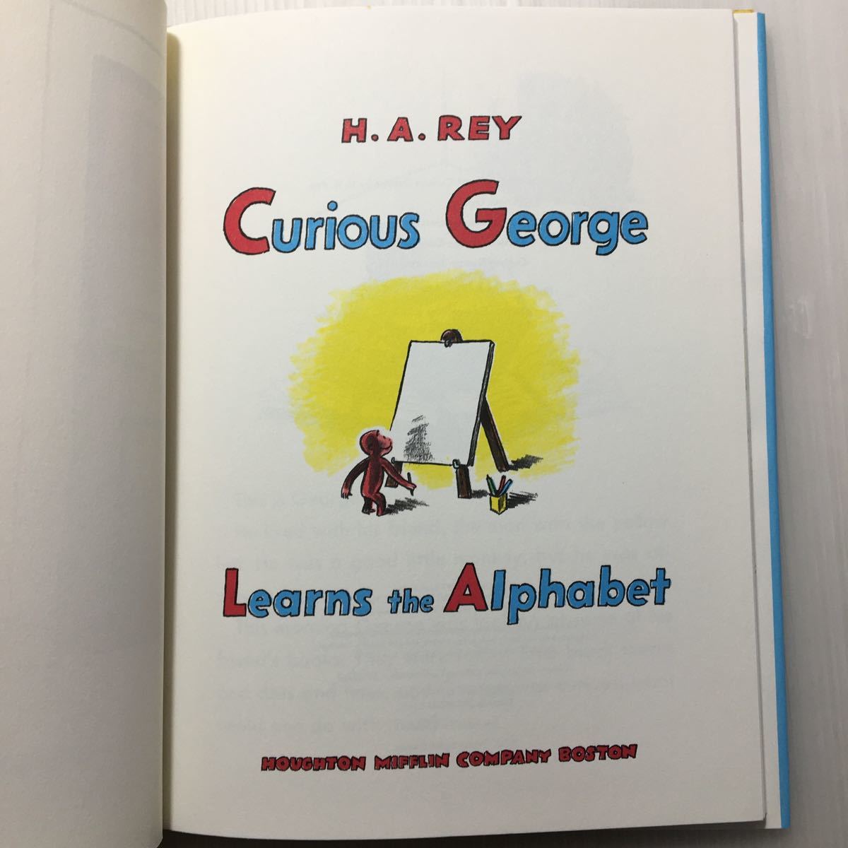 zaa-145♪Curious George Learns the Alphabet (英語) 絵本, 1963/9/9 H. A. Rey (著), Margret Rey (著)