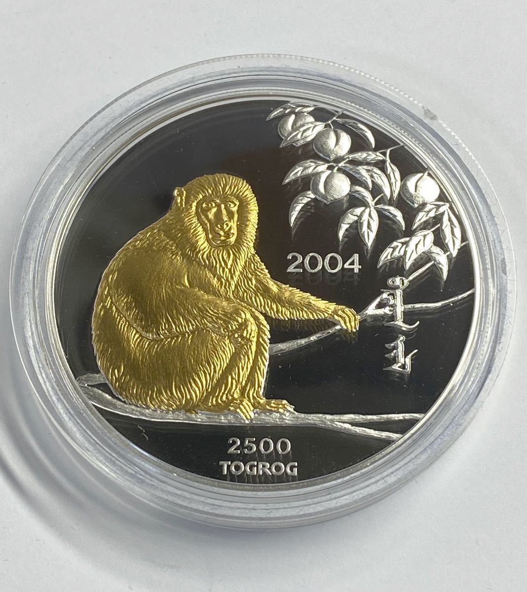 大型銀貨】モンゴル銀貨 龍図 シルバーコイン 5オンス 2000年 限定 www