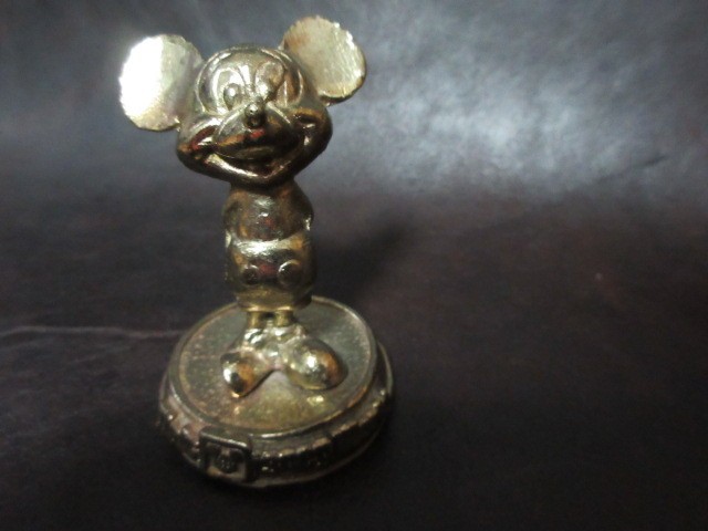 【DISNEY】Vintage Walt Disney World Cast Metal Mickey Mouse フィギュア ＜正規品＞（中古）