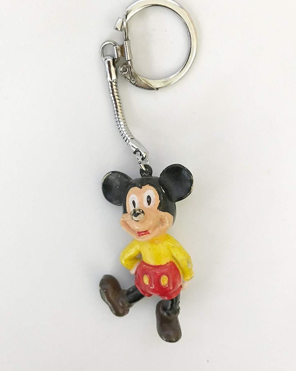 【DISNEY】ヴィンテージ ミッキーマウス Vintage Mickey Mouse Keyring＜正規品＞（中古）