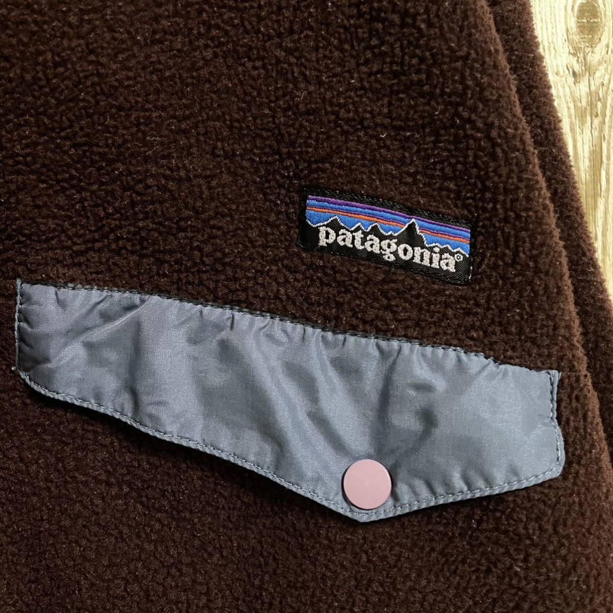 【入手困難】patagonia パタゴニア シンチラ スナップT フリース Lサイズ ダークブラウン フリースジャケット Lサイズ メキシコ製 古着