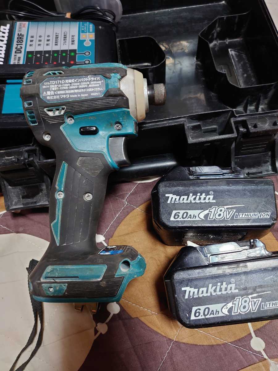 マーク Makita - マキタ インパクトドライバー 18V 6.0Ah TD171DRGX