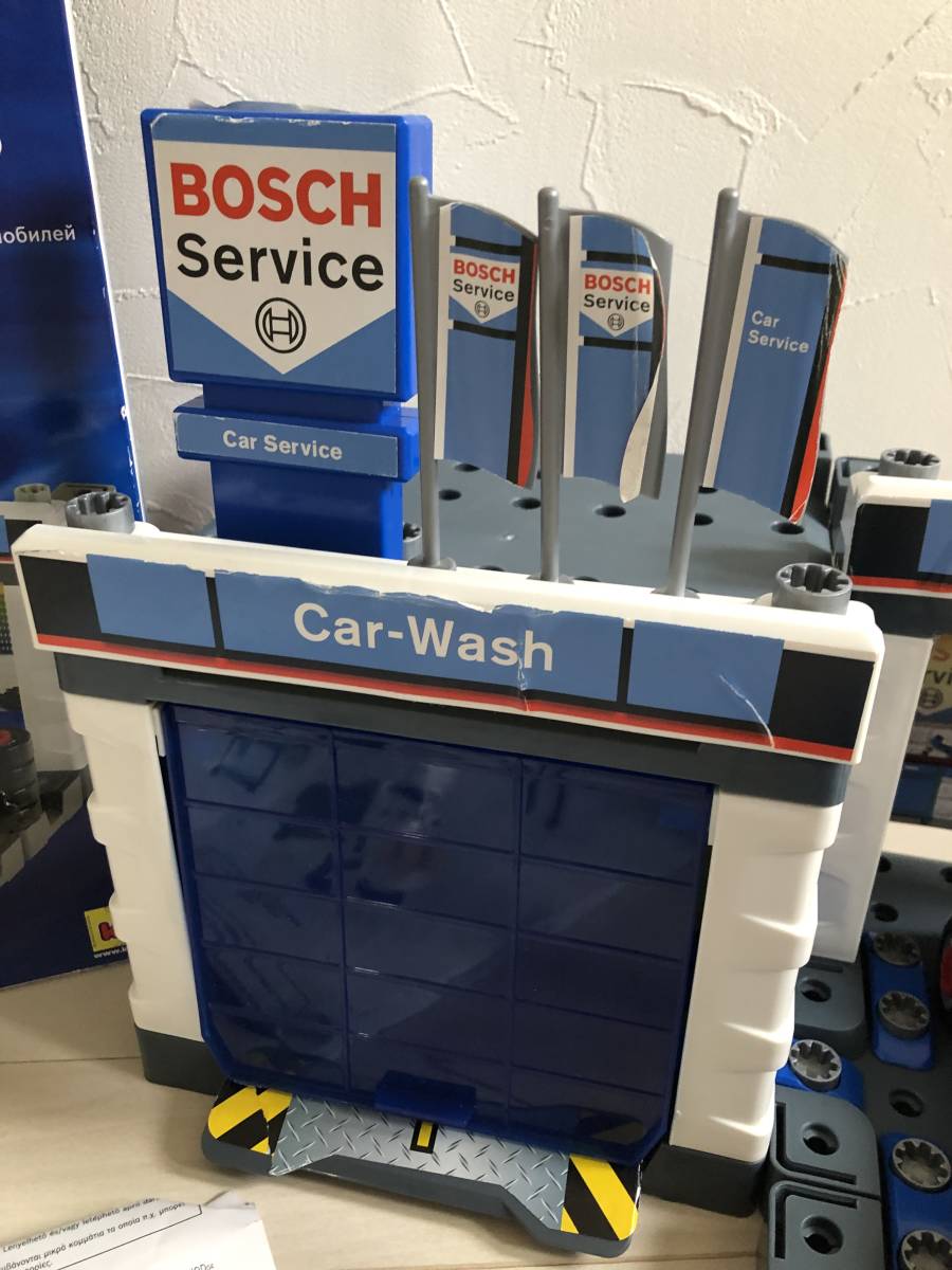 ボーネルンド クライン (Klein) BOSCH ボッシュ サービスステーション KL8647　車　組み立て遊び 工具 美品 クリスマス誕生日プレゼント