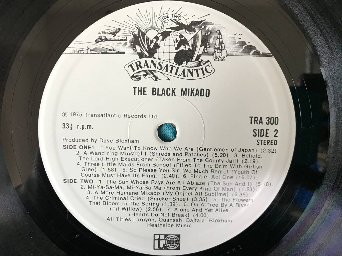 LP●The Black Mikado UKオリジナル盤TRA300_画像3