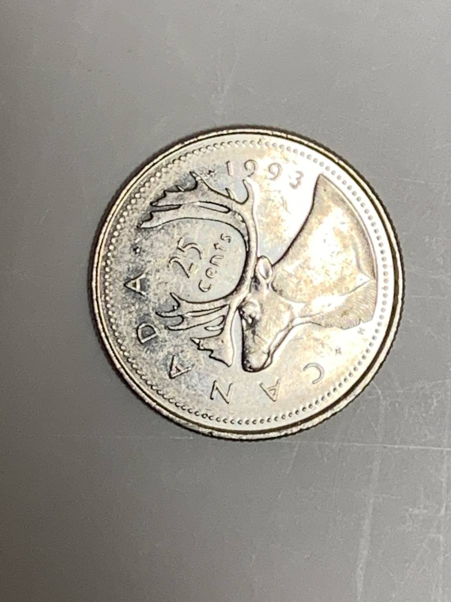 カナダ硬貨25セント_画像3