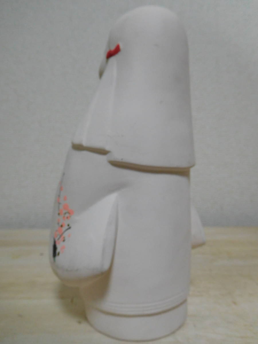 N205-1S人形女子の人形　陶器　中古　高さ約21ｃｍ　（16-下）_画像5