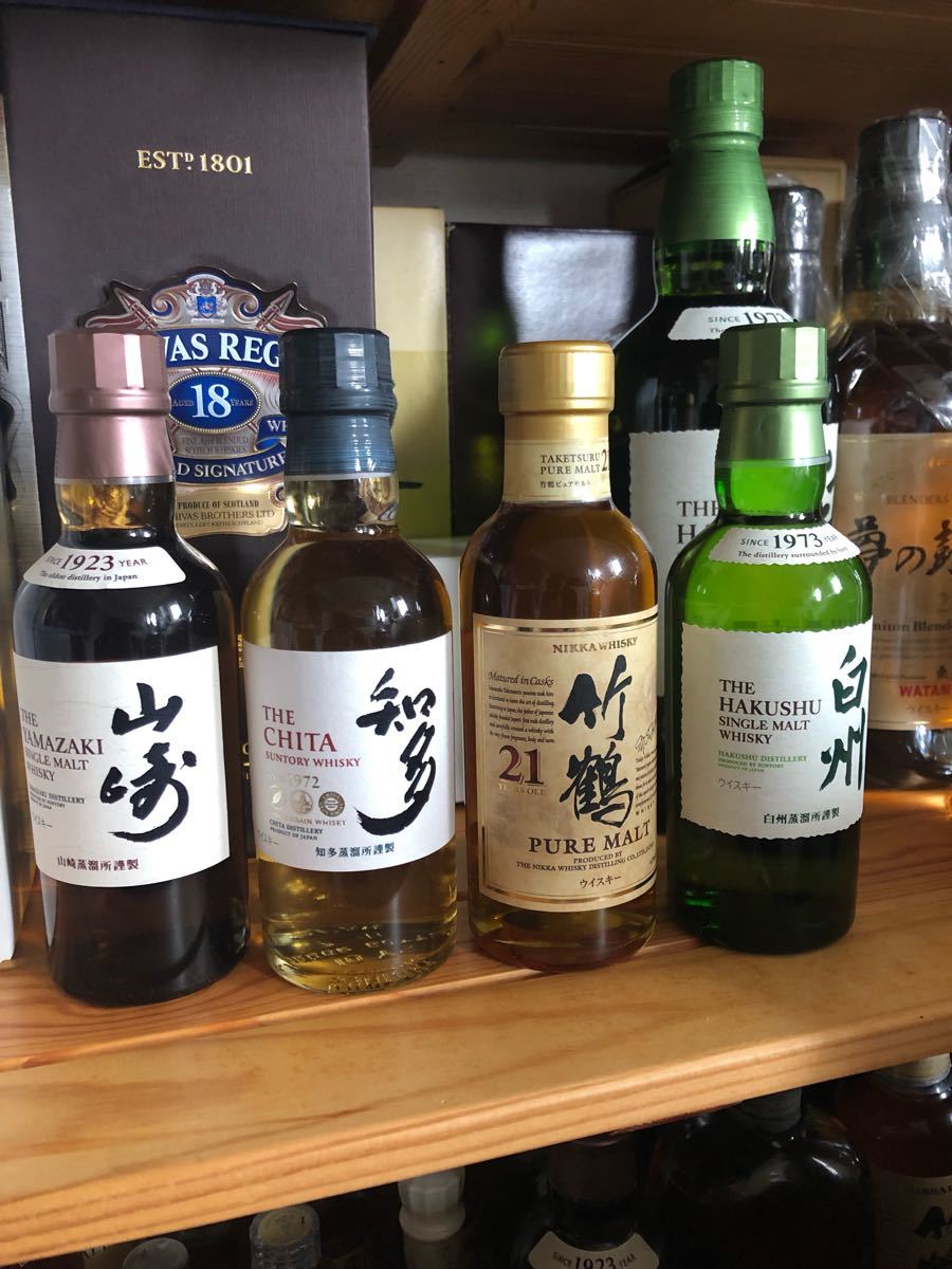 サントリー 山崎 白州 竹鶴 知多 180ml 4本セット | www.priopcion.com