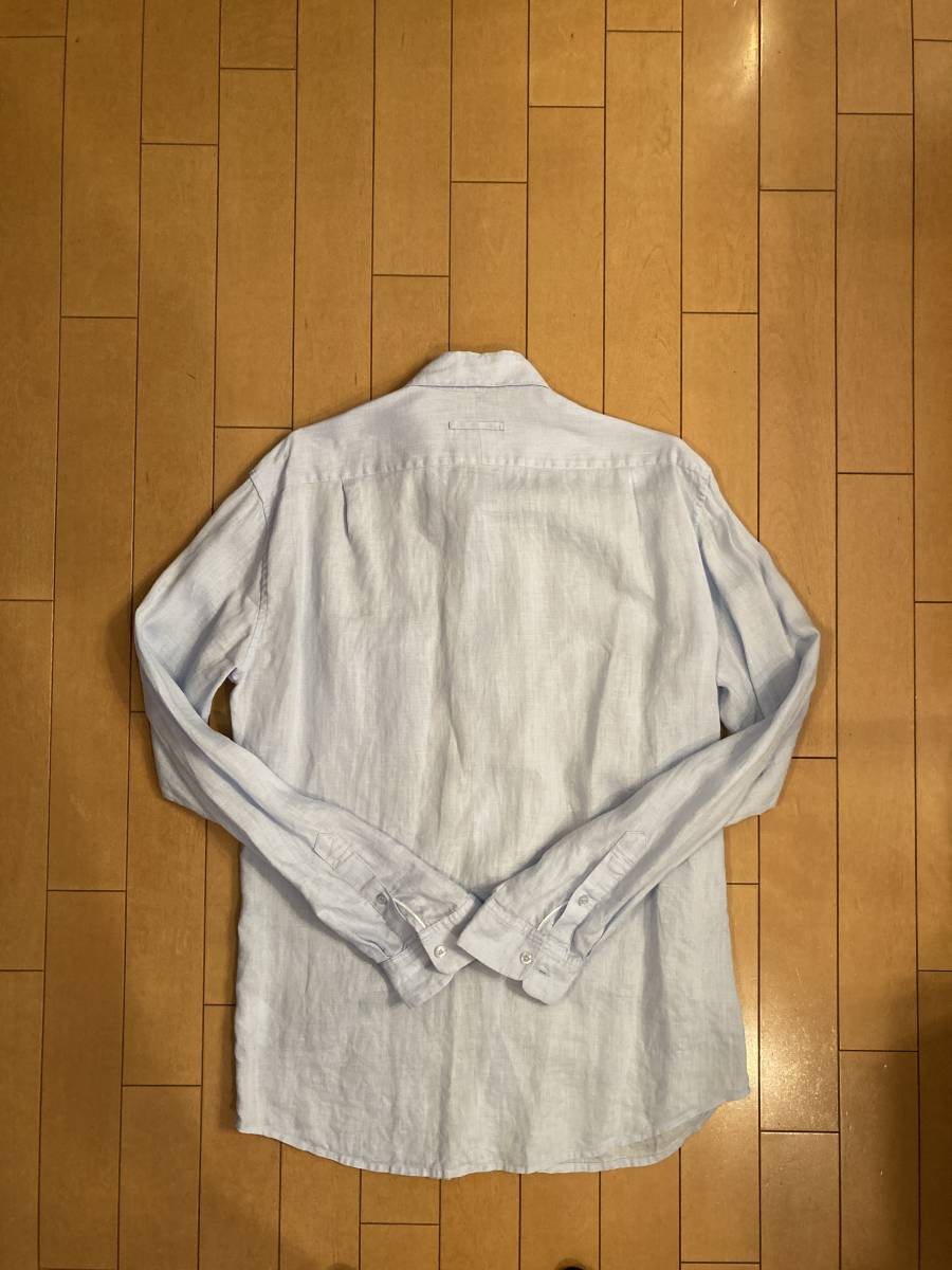 LACOSTE Lacoste длинный рукав linen рубашка 