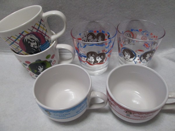 K-ON!! K-On Lawson ограничение кружка пара чайная чашка вулканическое стекло Hirasawa Yui Akiyama Mio Nakano Azusa Kotobuki Tsumugi Tainaka Ritsu 