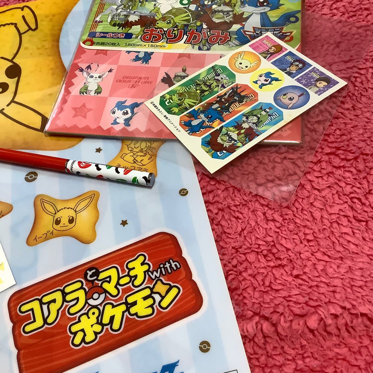 Paypayフリマ ポケモン マリオ デジモン ステーショナリー セット Paypayフリマ ポケモン マリオ デジモン ステーショナリー セット