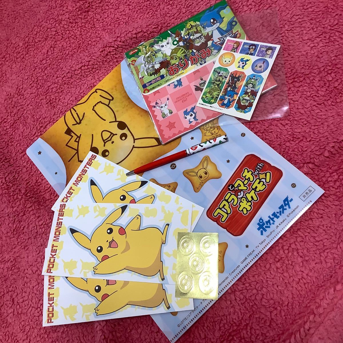 Paypayフリマ ポケモン マリオ デジモン ステーショナリー セット Paypayフリマ ポケモン マリオ デジモン ステーショナリー セット