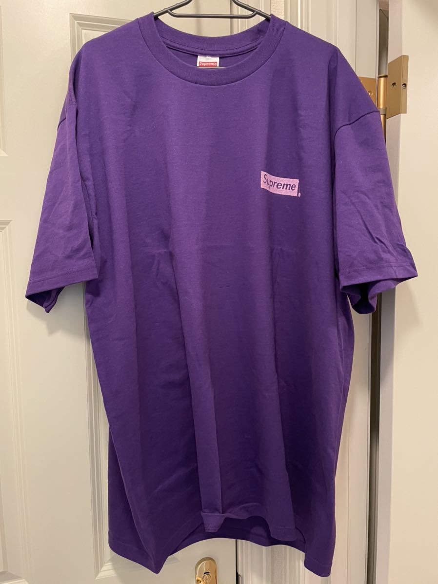 XL Supreme Spiral Tee Purple XLarge 21SS シュプリーム スパイラル ティー 半袖 Tシャツ パープル 紫