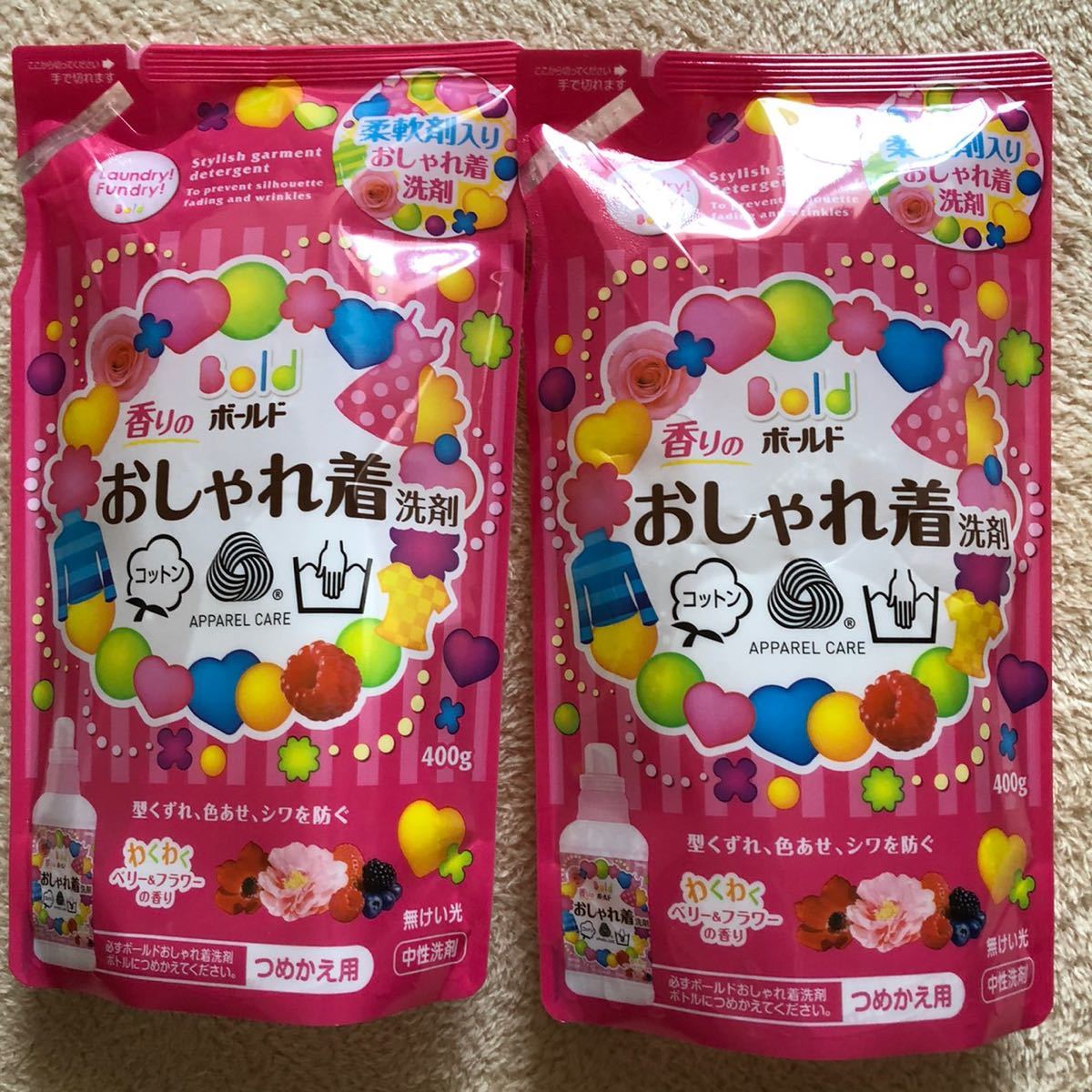 Paypayフリマ ボールドおしゃれ着洗剤 400g 2個 ベリー フラワーの香り Paypayフリマ ボールドおしゃれ着洗剤 400g 2個 ベリー フラワーの香り