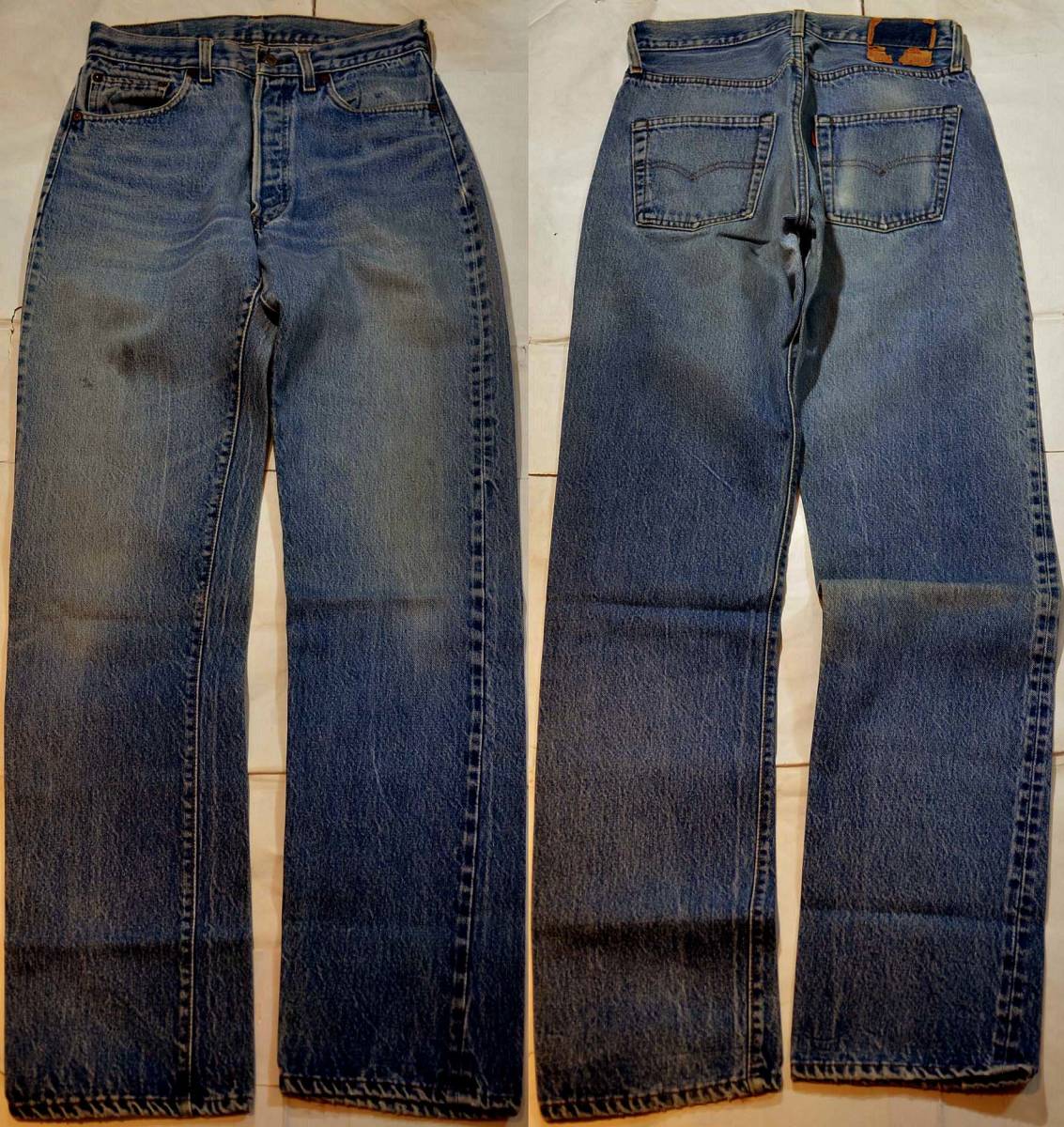 t623/LEVIS501赤耳 ヴィンテージ オリジナル 程度良 ロングレングス