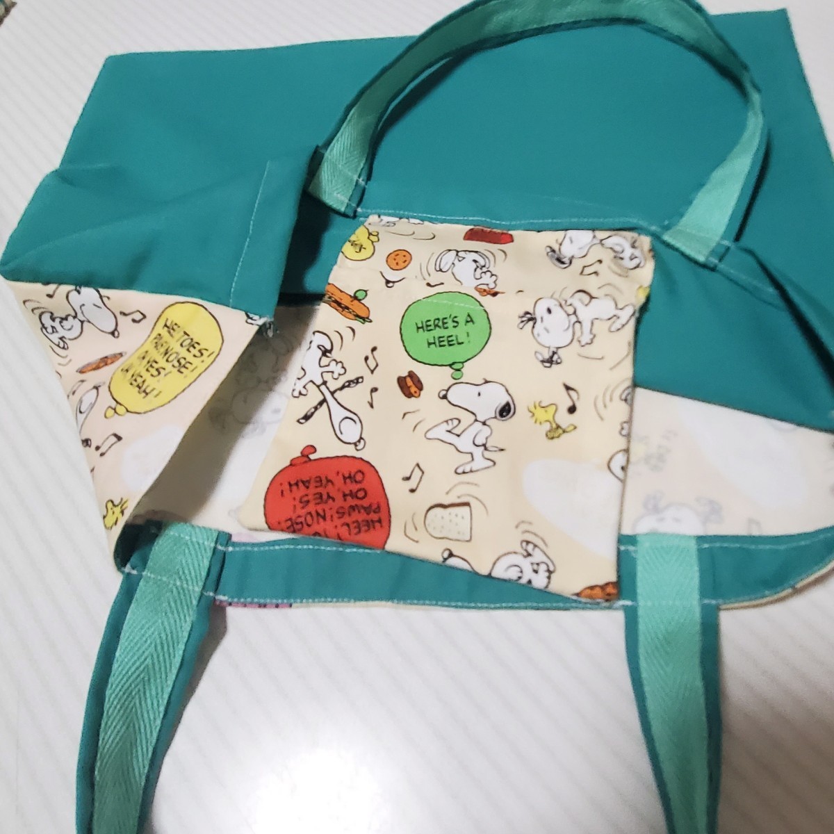 Paypayフリマ レッスンバッグ スヌーピー ハンドメイド Paypayフリマ レッスンバッグ スヌーピー ハンドメイド