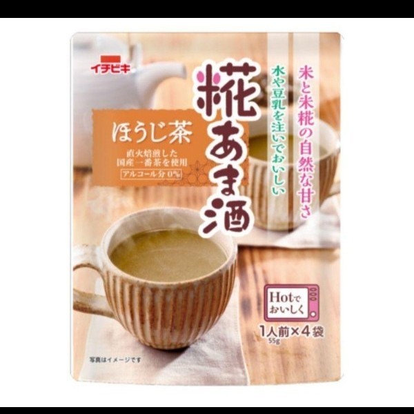 イチビキ　ほうじ茶糀あま酒　【３袋】　甘酒　美容健康　ほうじ茶ラテ　ダイエット