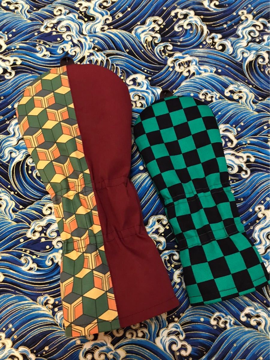 【ぽーちゃん様 専用】鬼滅の刃 ハンドメイド ゴルフ クラブカバー ヘッドカバー