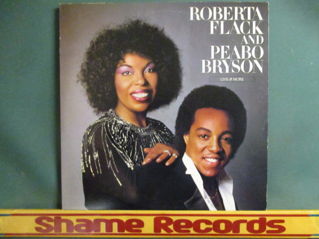 Roberta Flack And Peabo Bryson ： Live & More 2LP // Killing Me Softly With His Song / Feel Like Makin' Love / Back Together Again_画像1