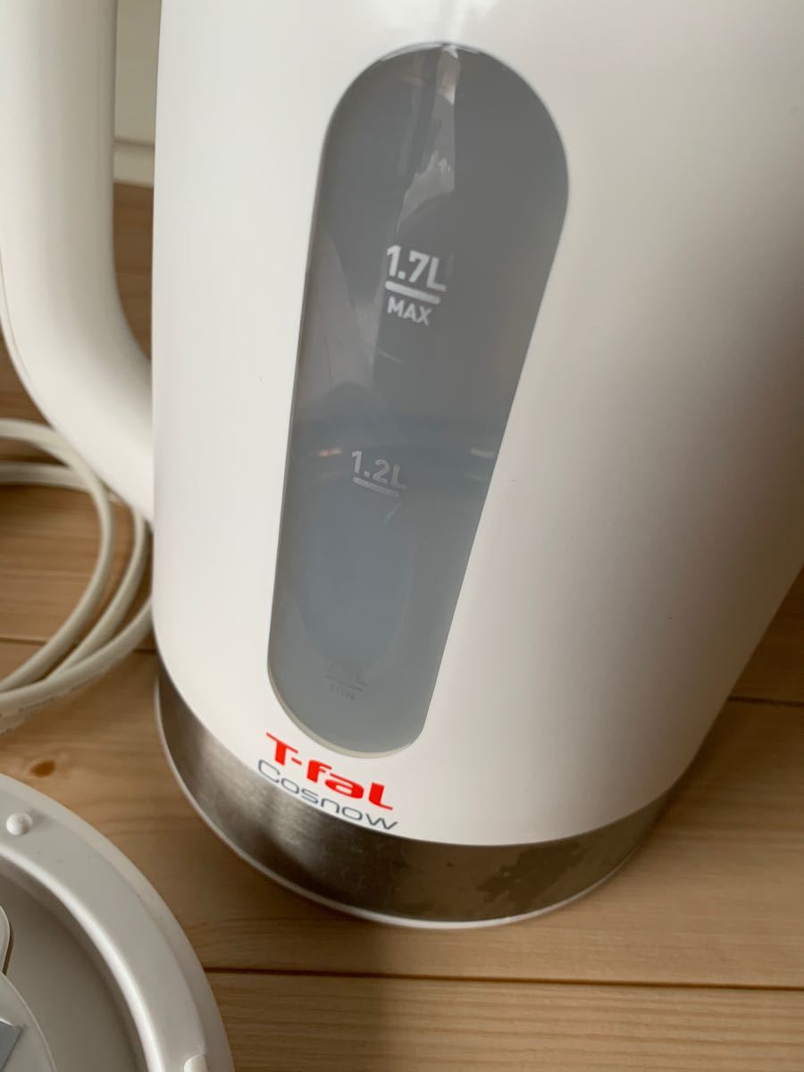 中古 T-fal 電気ケトル cosnow 1 7L ティファール ティファール 中古 T-fal 電気ケトル cosnow 1 7L ティファール ティファール
