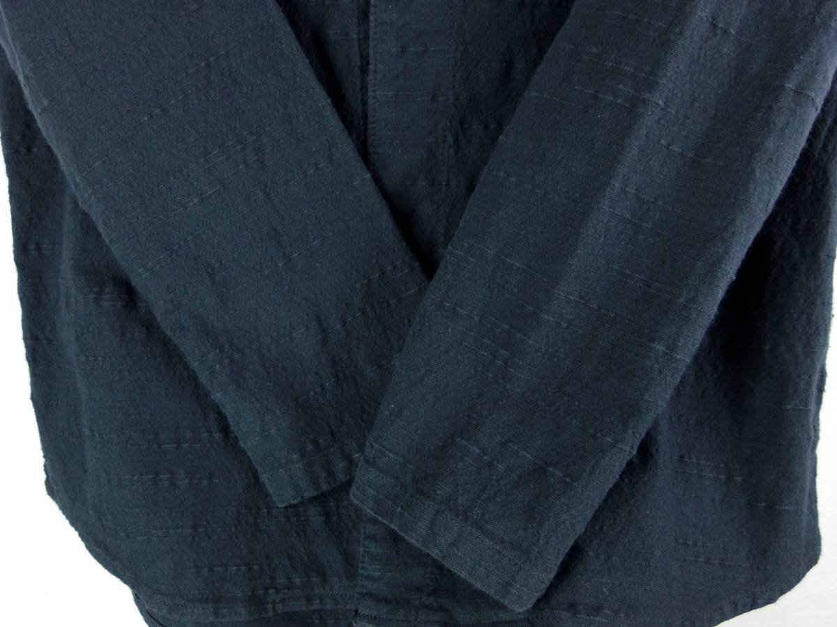 #ripvanwinkle Rip Van Winkle / R15SS-006 NEW HOOK SHIRT / сделано в Японии / хлопок s Rav стрейч крюк рубашка size 4 темно-синий 