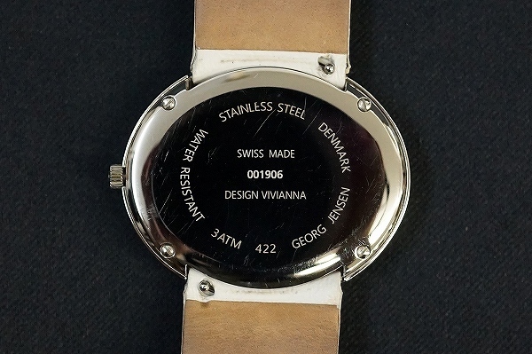 #anw George Jensen GEORGJENSEN wristwatch Vivienne na oval mirror dial quarts unisex [632634]
