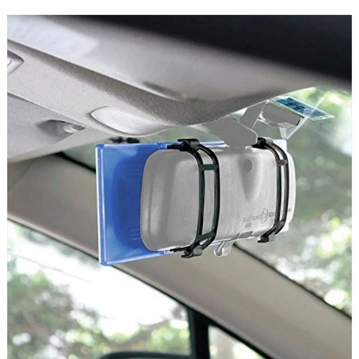 Paypayフリマ ナポレックス 車用 ルームミラー ワイドミラー ブルー鏡 300mm 平面鏡 高性能光学式防眩ミラー Uvカット