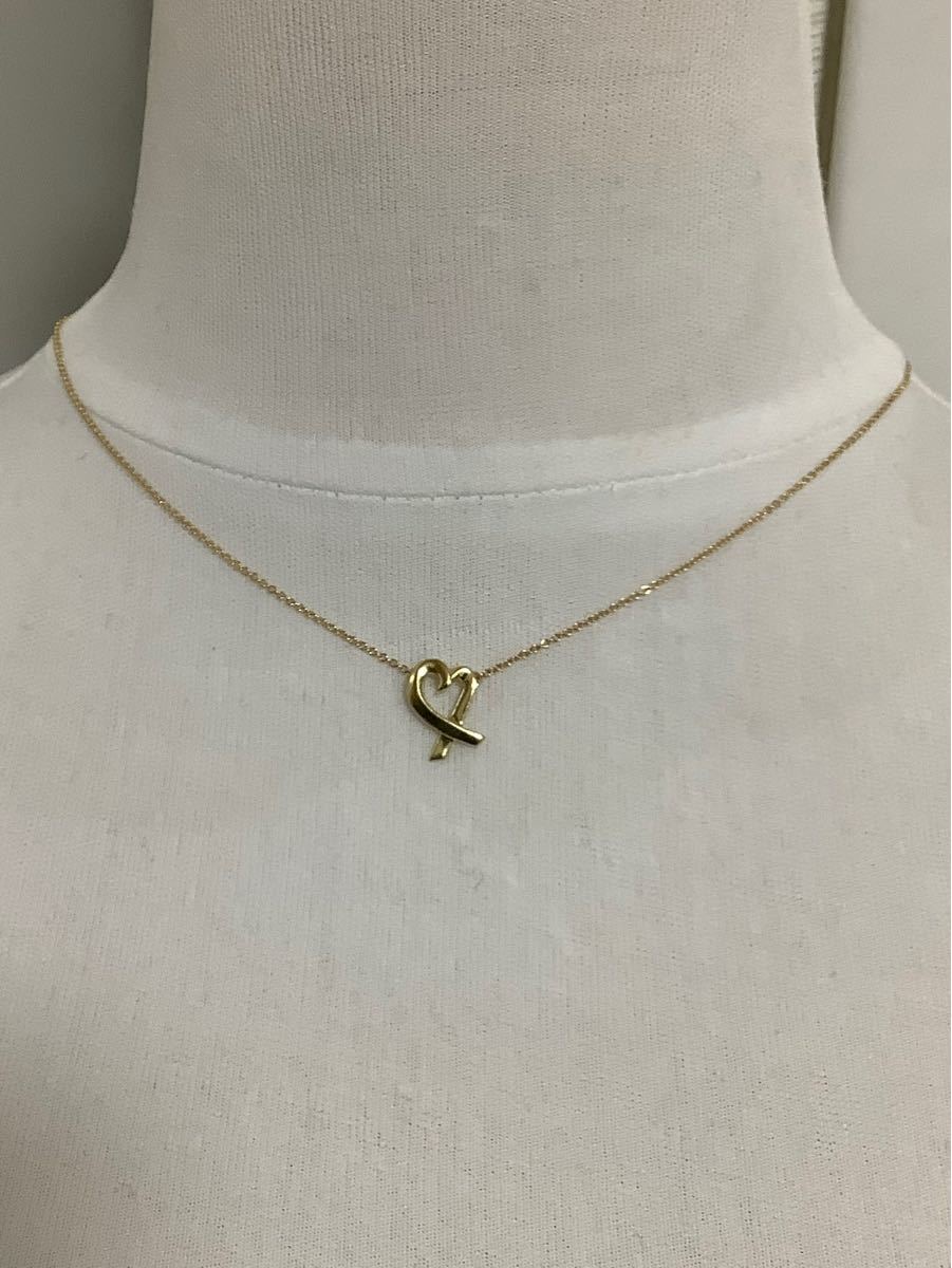 Tiffany ティファニー 18金ラビングハート ネックレス by Tiffany ティファニー 18金ラビングハート ネックレス by