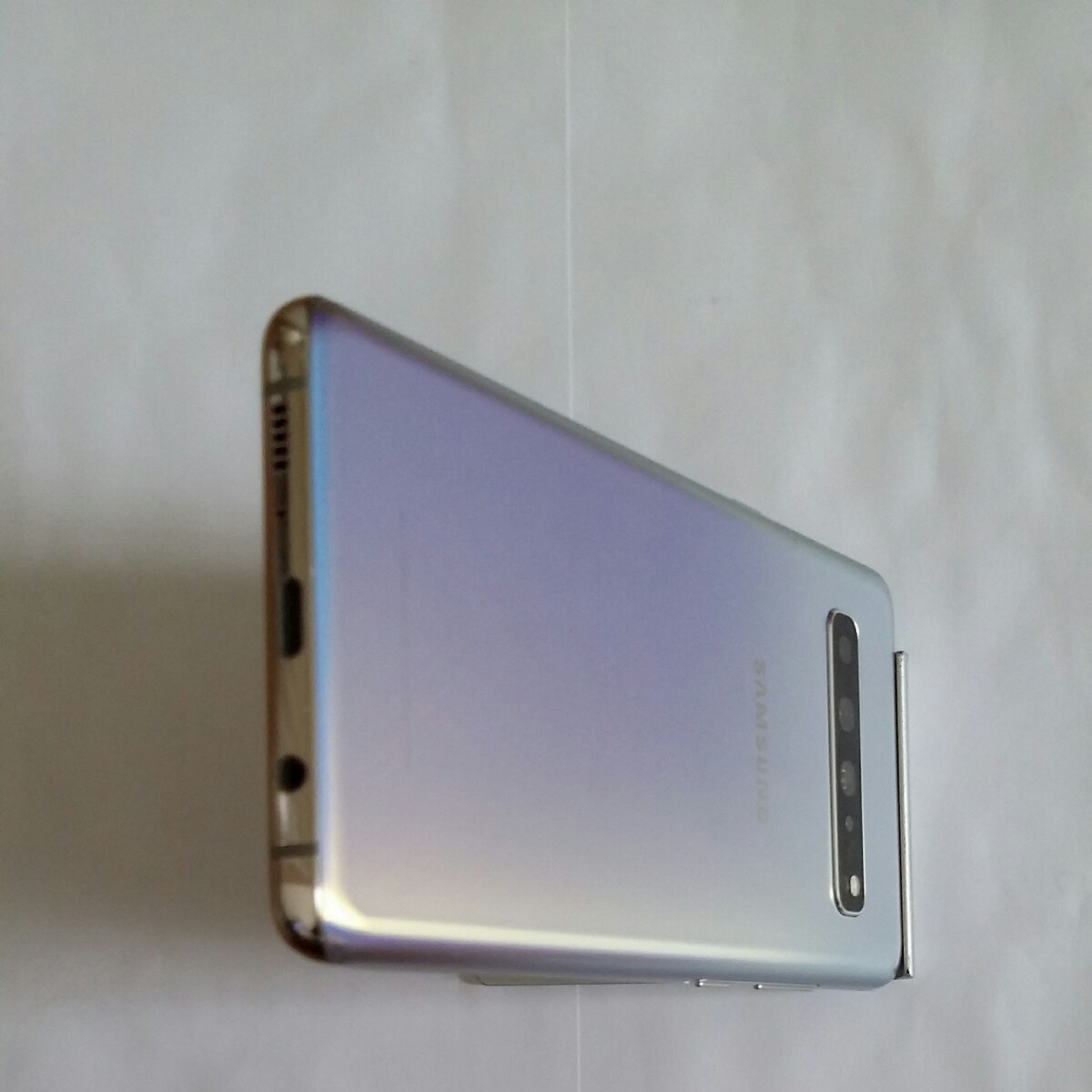 スマートフォン/携帯電話 スマートフォン本体 galaxy S10 5G SM-G977N simフリー クラウンシルバー色 韓国版本体中古美品