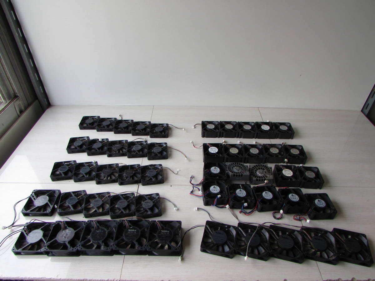 *[ junk set sale ] Manufacturers various Blu-ray recorder exchange * exchangeable for used Nidec/NMB-MAT7/BRUSHLESS cooling fan 100 piece set C00931