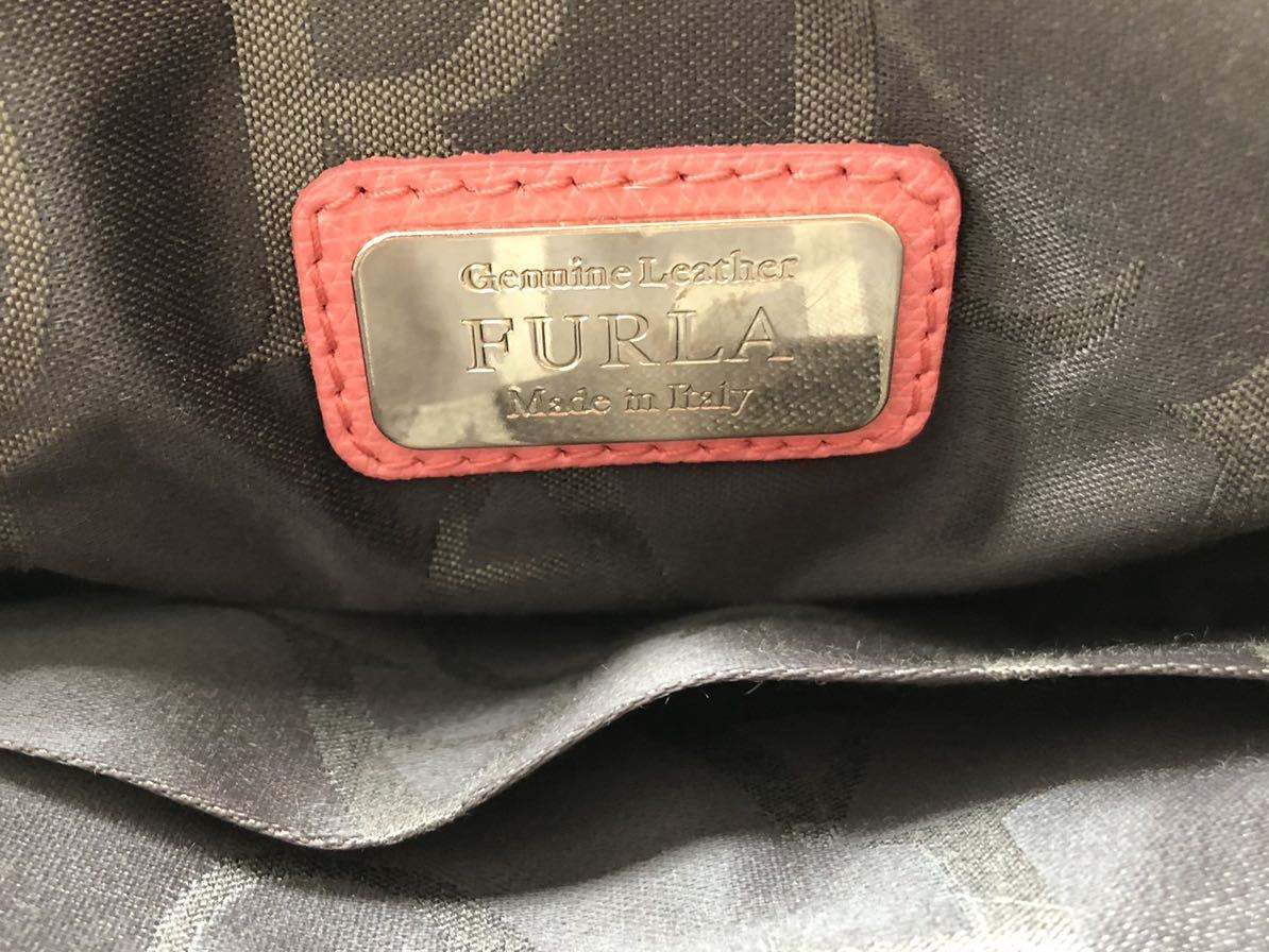 ★美品★FURLA フルラ★パイパー ミニ レザー ショルダー★ピンク★_画像7