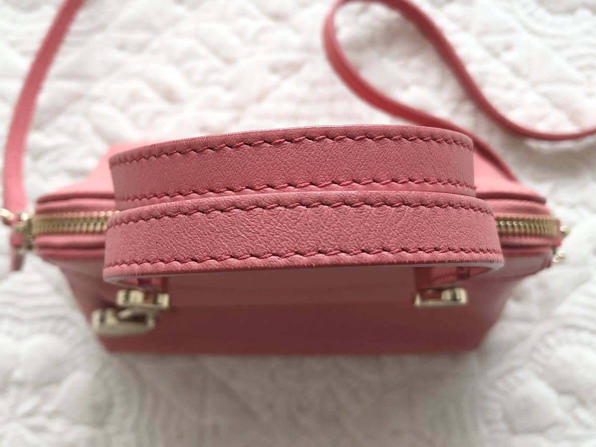 ★美品★FURLA フルラ★パイパー ミニ レザー ショルダー★ピンク★_画像3