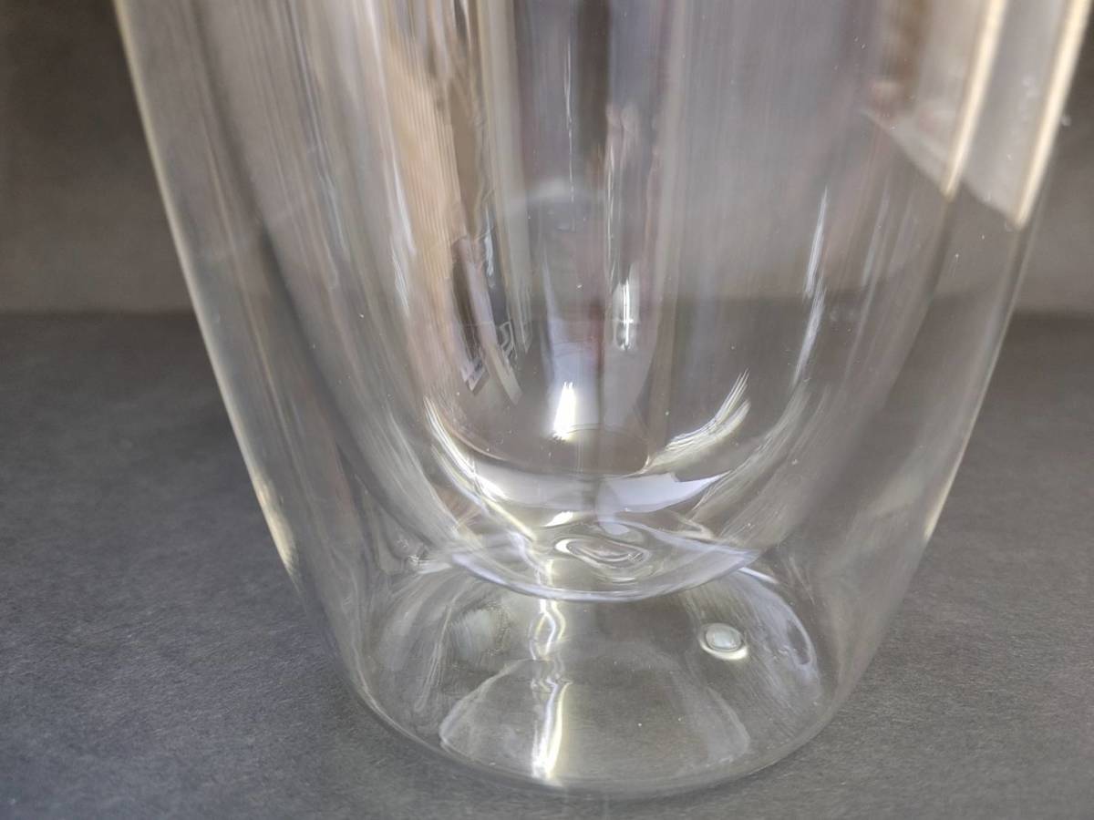〓【新品】ダブルウォールカップ4個セット 450ｍｌ 耐熱 保温保冷 二重構造 コップ グラス サーモグラスの画像4