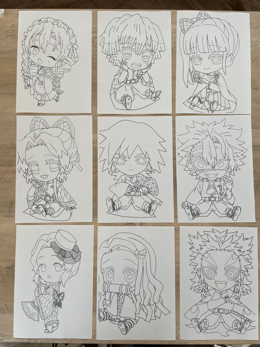 Paypayフリマ 鬼滅の刃塗り絵 全40種類 サイズ Paypayフリマ 鬼滅の刃塗り絵 全40種類 サイズ