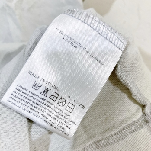 Maison Martin Margiela メゾンマルタンマルジェラ エイズT ここのえタグ　クリーム 銀ラメ S【代官山K03】_画像3