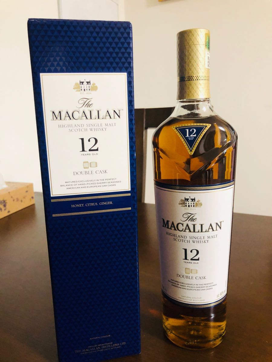 新品 マッカラン MACALLAN 12年 ダブルカスク 700ml 箱付 1本 - 酒