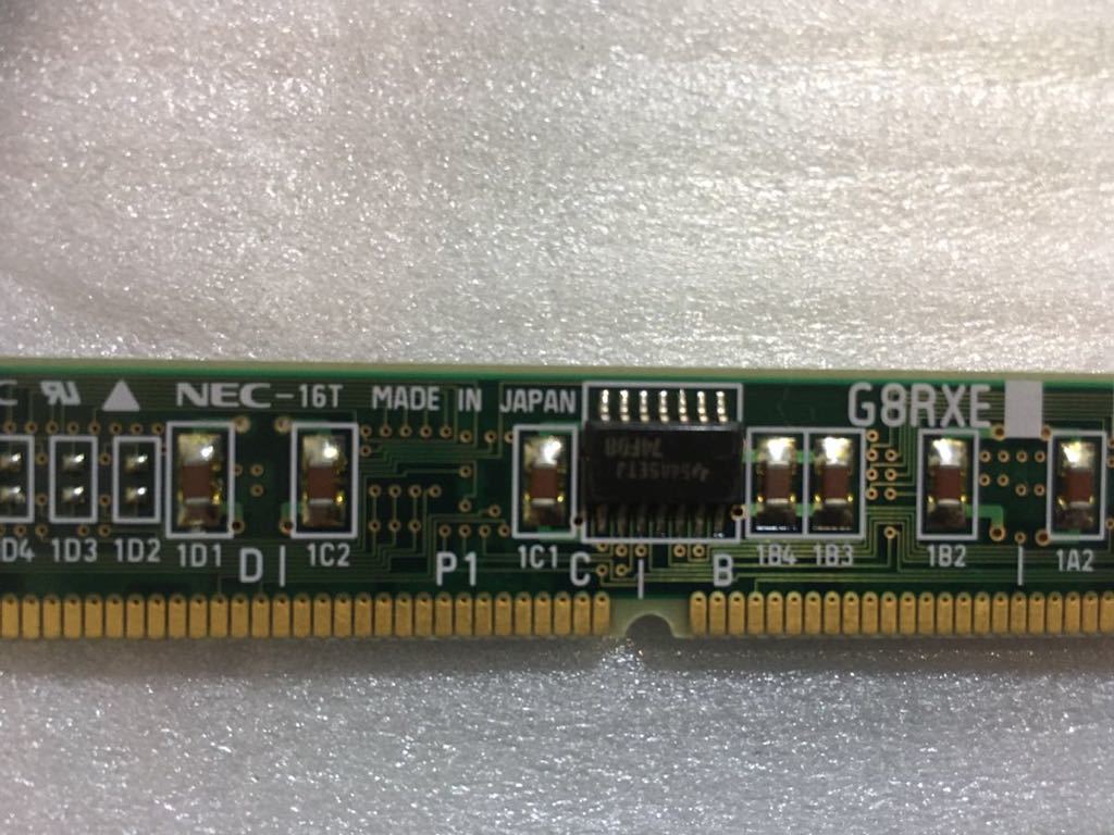 NEC 8MB memory G8RXE*PC-98* operation verification settled 