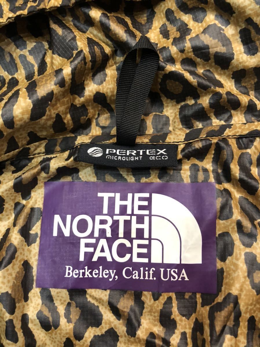 THE NORTH FACE PURPLE LABEL◆LEOPARD WIND PARKA/ウィンドパーカー/M/レオパード/ヒョウ柄/ 送料無料/匿名配送/希少/レア